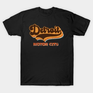 Detroit Motor City Michigan T-Shirt